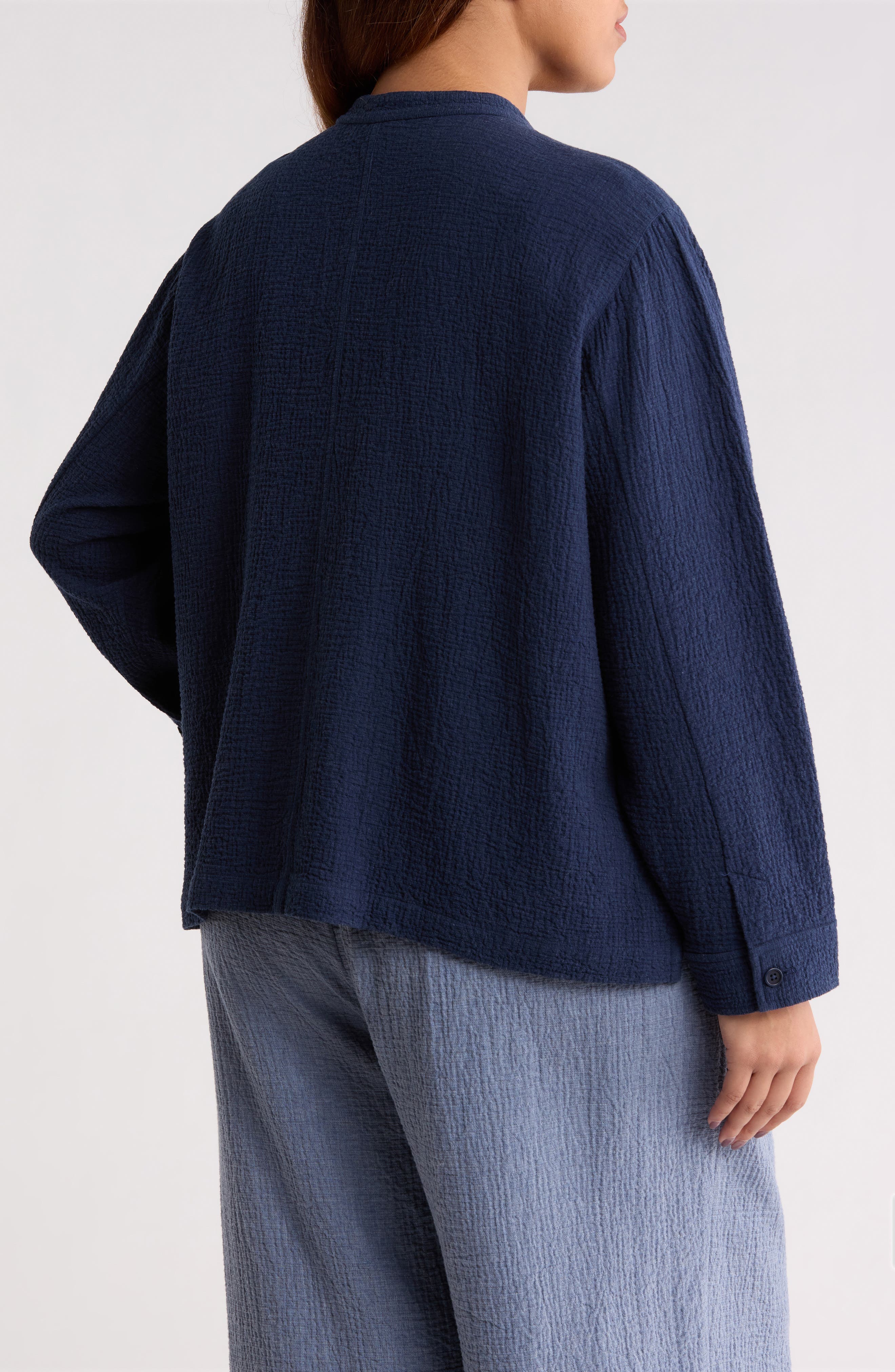 Seersucker Shirt Jacket - image 2