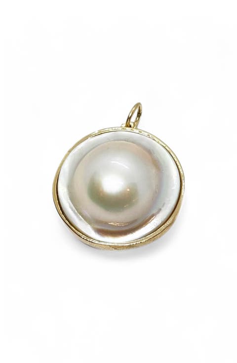Mabe Cultured Pearl Charm