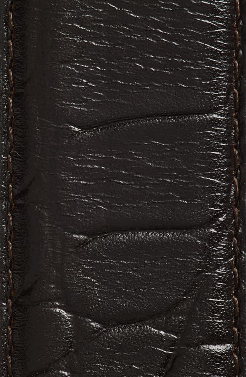 Favorite Daughter The Jordan Croc Embossed Leather Belt
