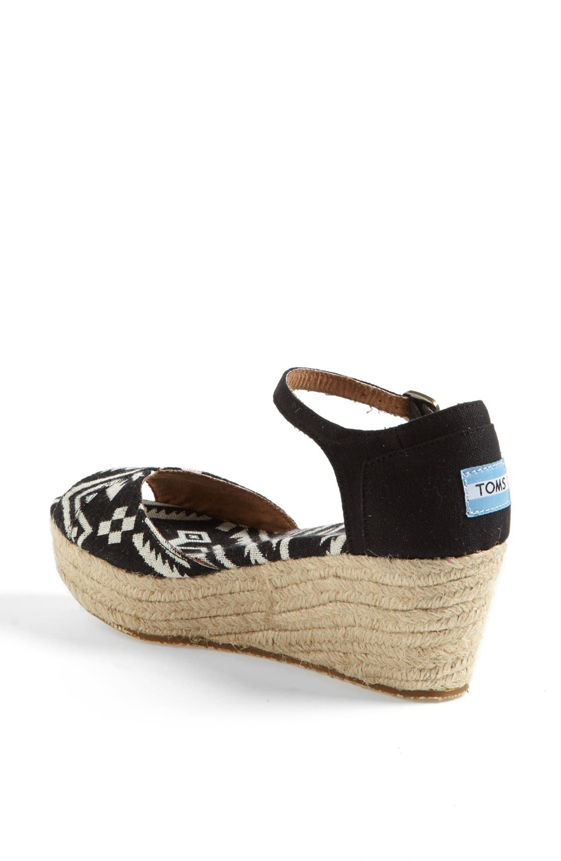 TOMS Platform Wedge Sandal, Alternate, color, 