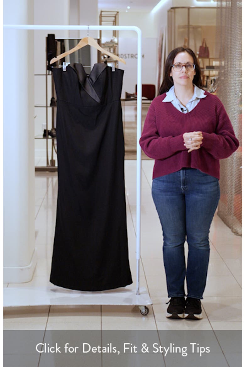 Strapless Tuxedo Gown video