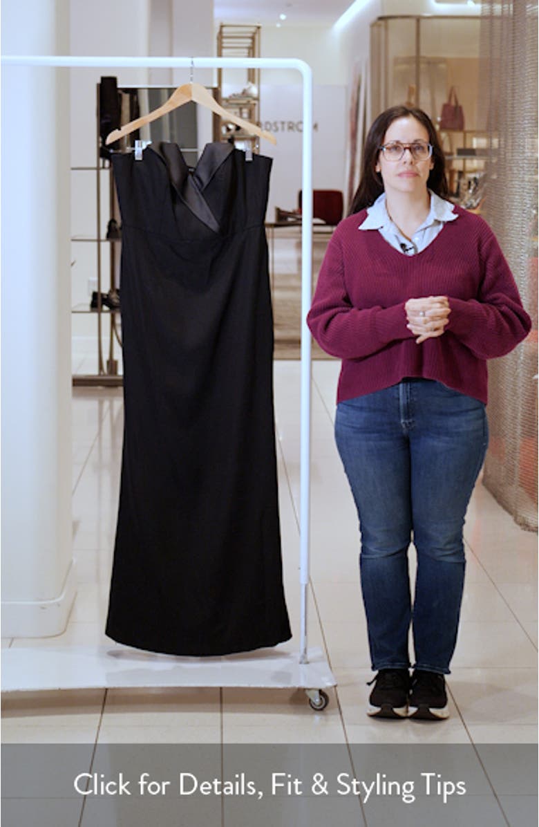 Strapless Tuxedo Gown, sales video thumbnail