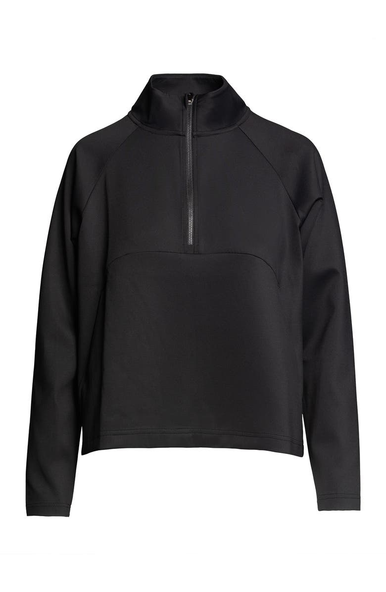 Single Stitch Performance 1/4 Zip Pullover, Alternate, color, Black