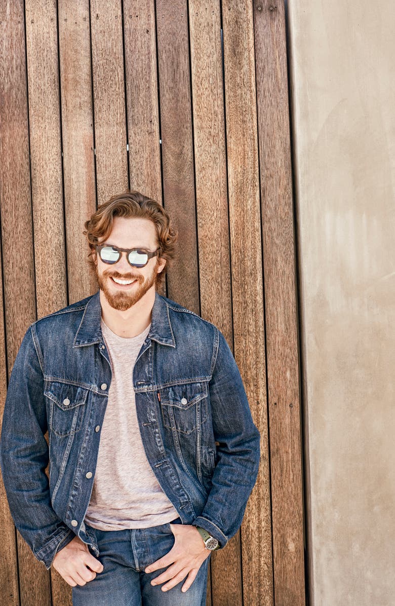 TOMS Bryton 48mm Sunglasses, Alternate, color, 