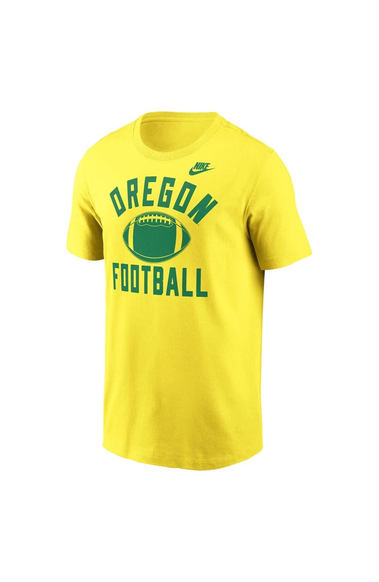 Nike Men's Nike Yellow Oregon Ducks Legacy Football Icon T-Shirt, Alternate, color, Yellow