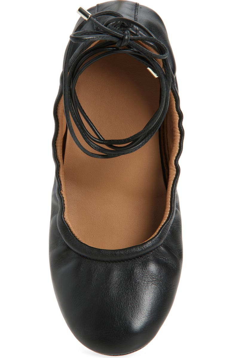 BOSS Roxanne Ballerina Flat, Alternate, color, Black