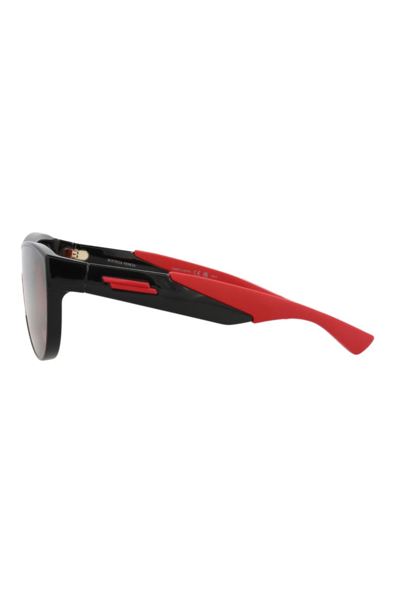 Sunglasses, Alternate, color, BLACK BLACK RED