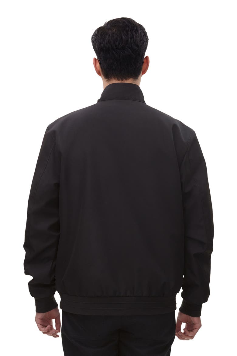 Classic Full Zip Bomber Jacket, Alternate, color, Black