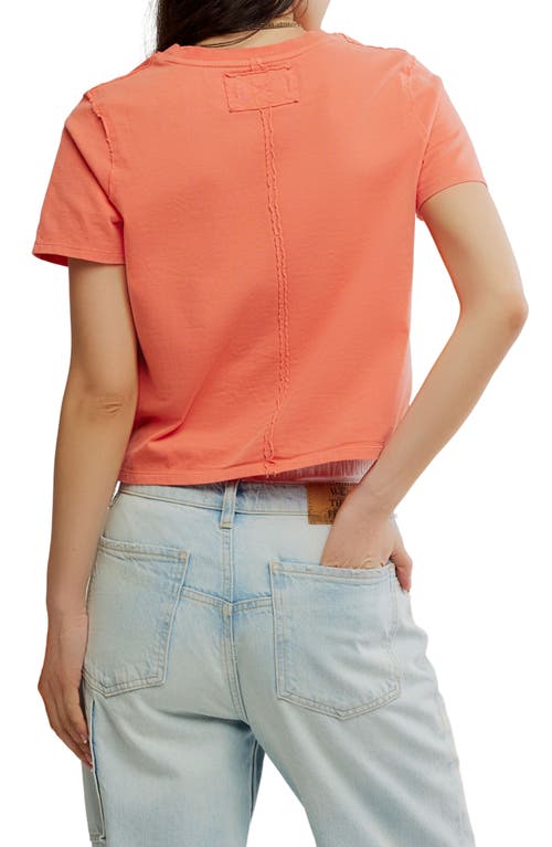 Free People The Perfect T-shirt In Orange