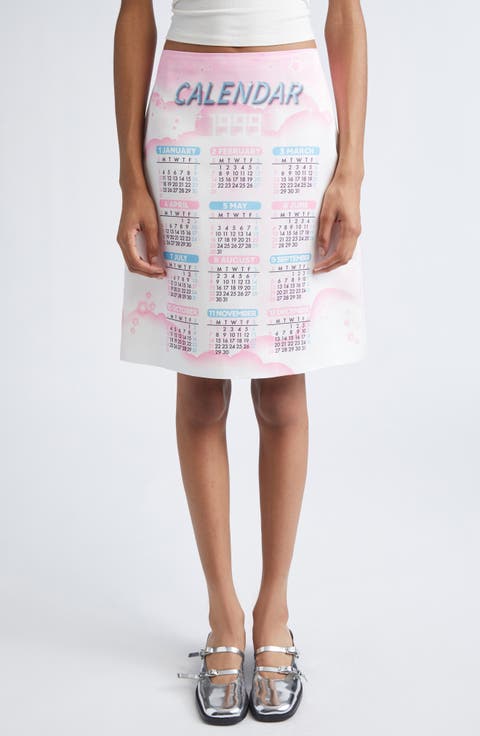 Ina Planner Print Skirt