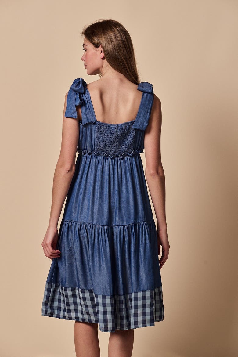 The Sylvanna Dress, Alternate, color, Blue