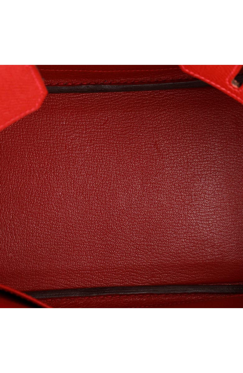 Pre-Owned Hermes Birkin Handbag Red Epsom with Palladium Hardware 25, Alternate, color, Rouge Casaque