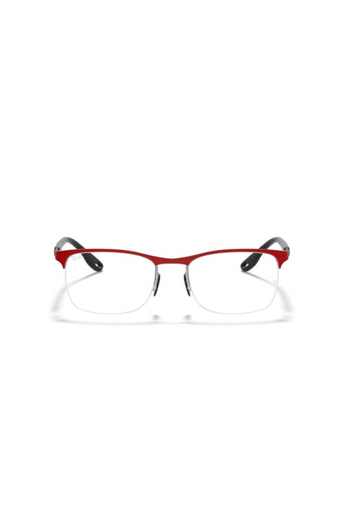 Ray Ban Ray-ban 54mm Square Optical Glasses In White