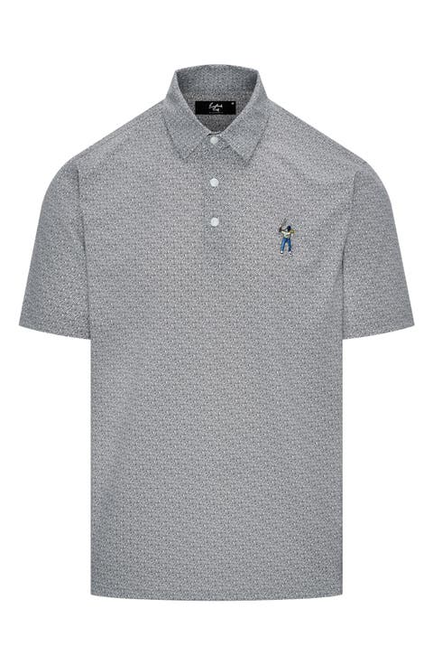 Snap Placket Performance Golf Polo