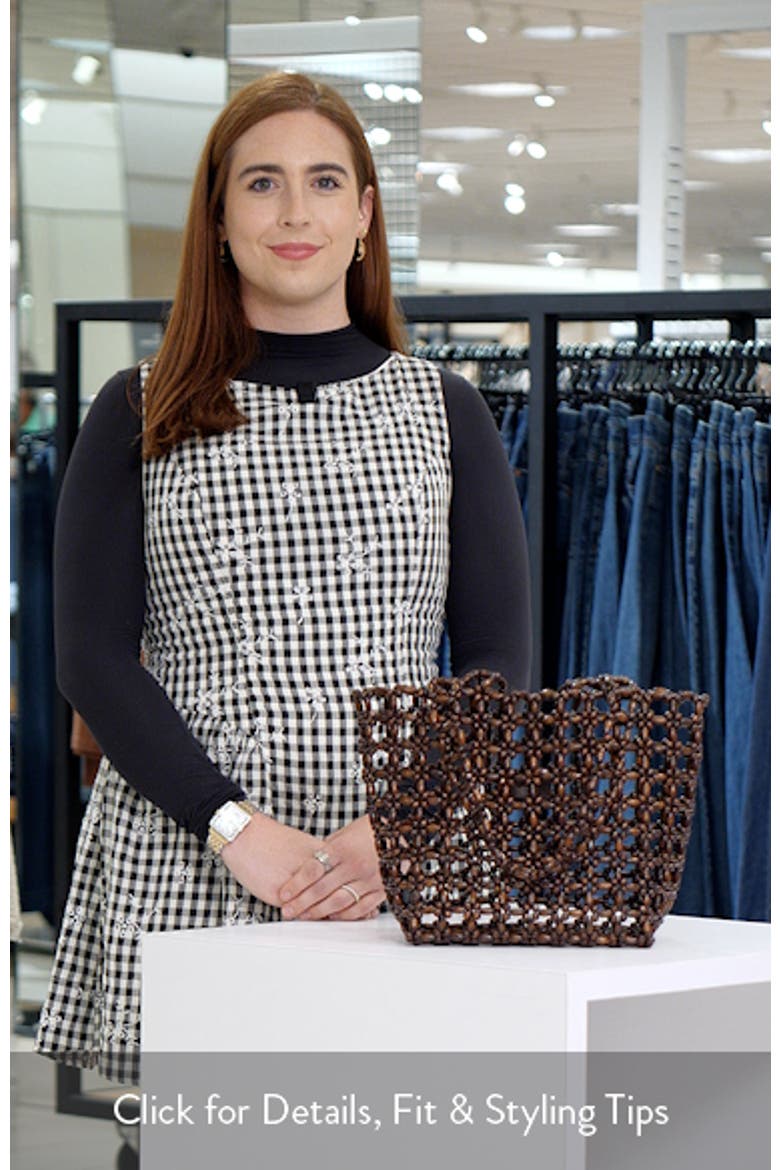 Wood Beaded Tote video