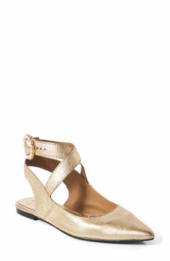 Free People Parisa Ankle Strap Pointed Toe Flat