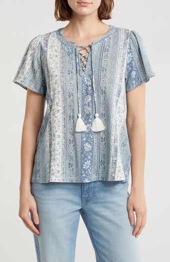 Lucky Brand Lace Front Top
