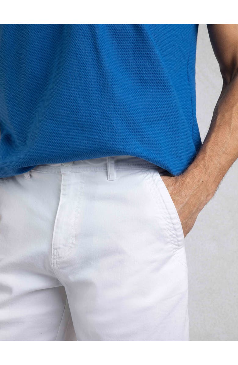 Weird Fish Rayburn Flat Front Shorts, Alternate, color, White