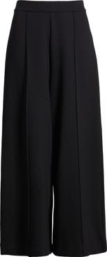 Caslon® Wide Leg Crop Ponte Pants