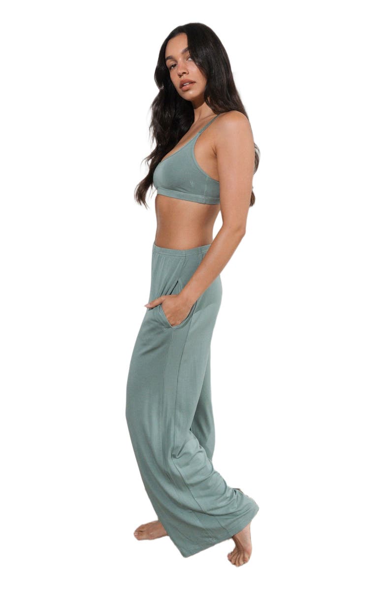 Vitality Vital Wide Leg Pant, Alternate, color, Thyme