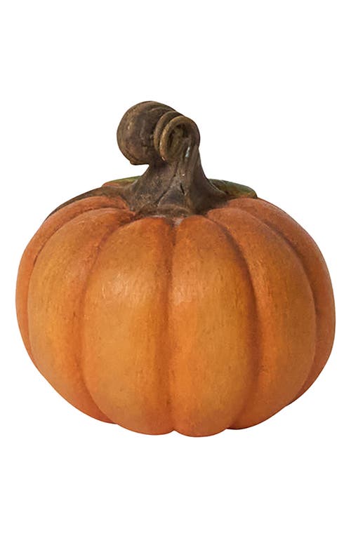 Juliska Forest Walk Pumpkin Set Of 4 Place Card Holders In Orange
