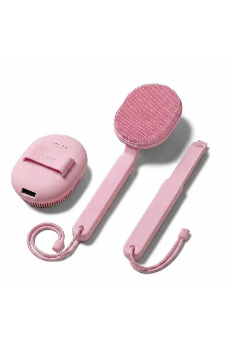 Nyla Rechargeable Sonic Body Scrubber, Main, color, Pink