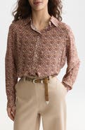 Scotch & Soda Print Relaxed Fit Shirt