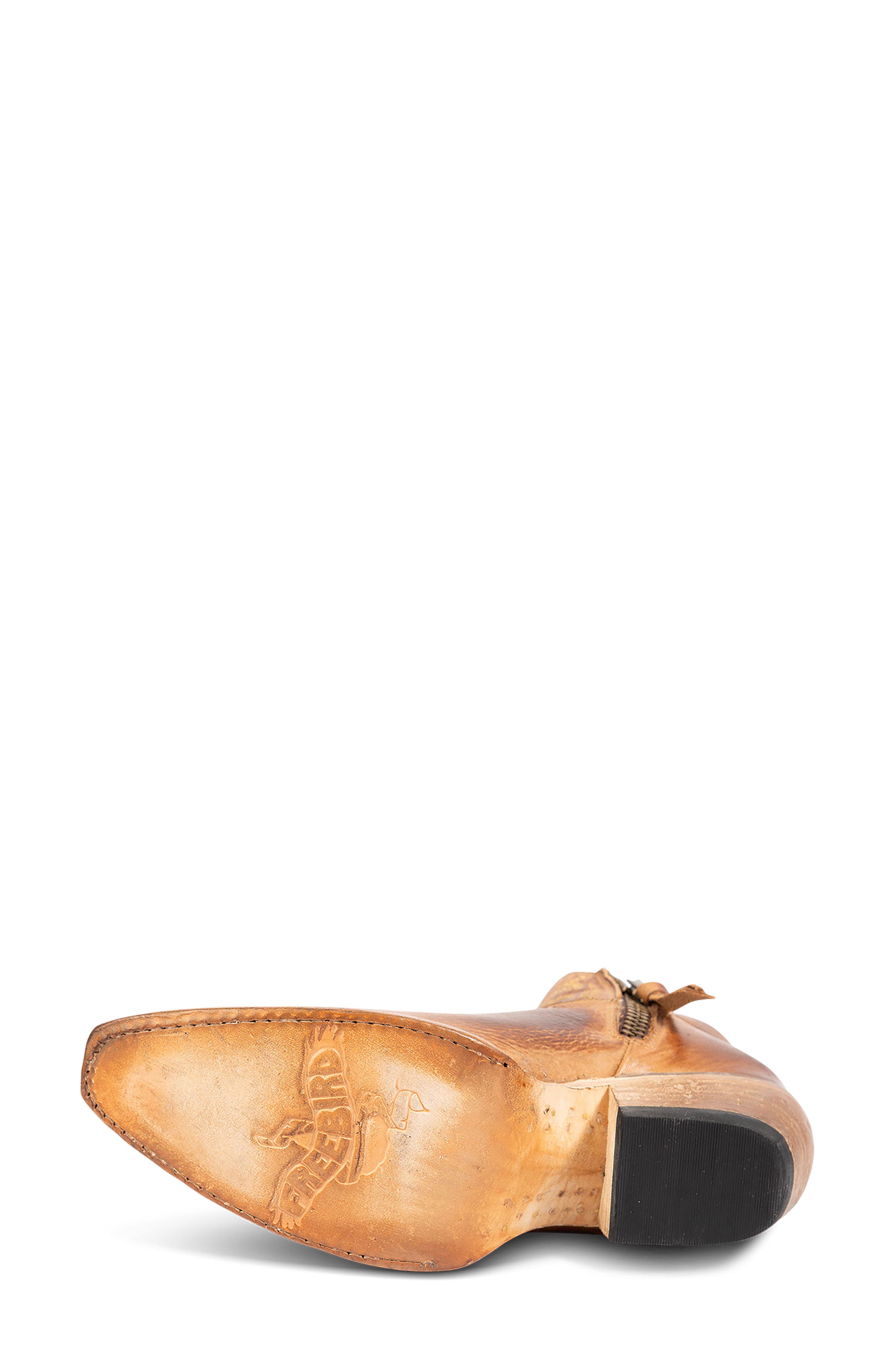 Wolfie Western Bootie, Alternate, color, WHEAT