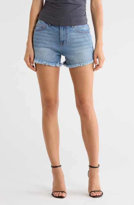 Frayed Hem Cutoff Shorts