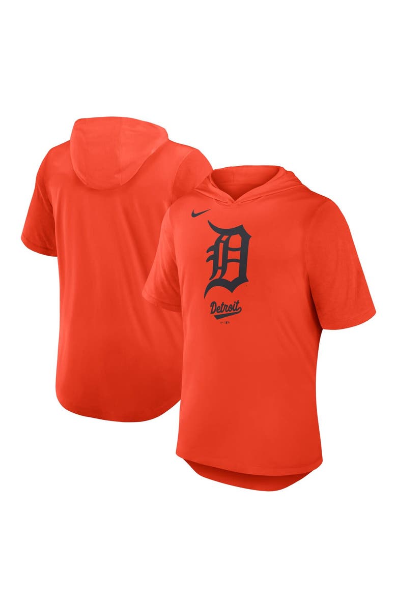 Nike Men's Nike Orange Detroit Tigers Tri-Blend Hoodie T-Shirt, Alternate, color, Orange