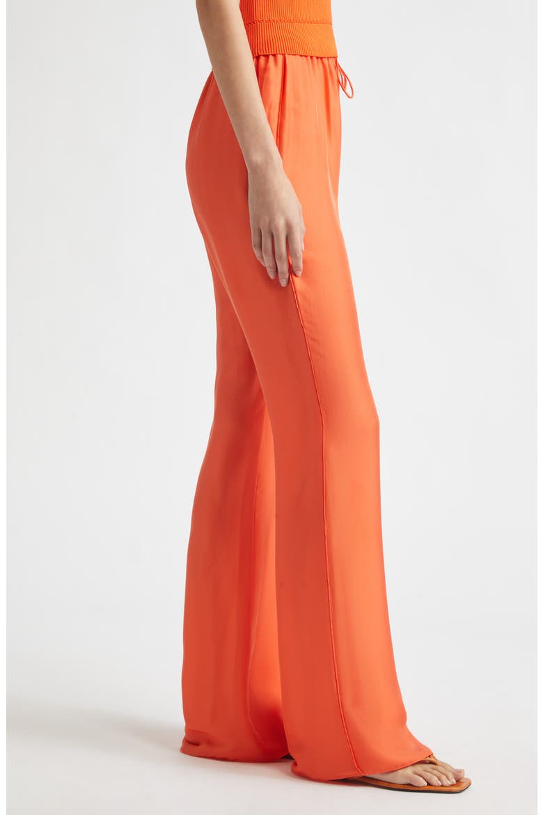 Nela Drawstring Flared Pants, Alternate, color, FLAME