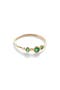 selected 14K Solid Gold / Emerald