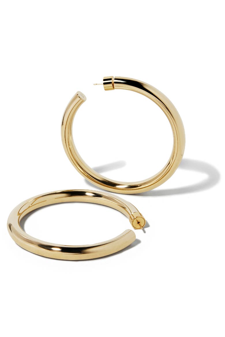 Samira Hoops, 2-Inch, Alternate, color, GOLD