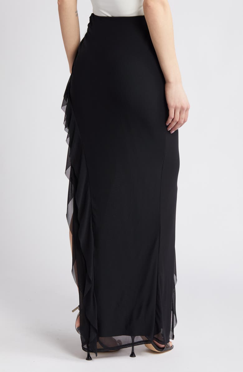 AFRM Sal Floral Asymmetric Ruffle Skirt, Alternate, color, 