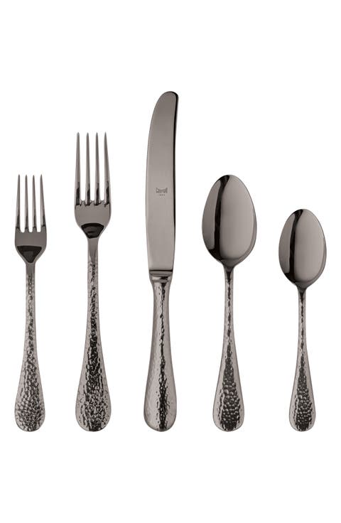 Epoque Black 5-Piece Place Setting