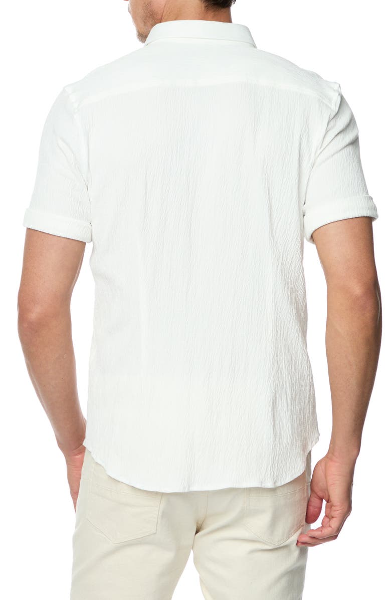 Robert Graham Hammond Short Sleeve Knit Button-Up Shirt, Alternate, color,