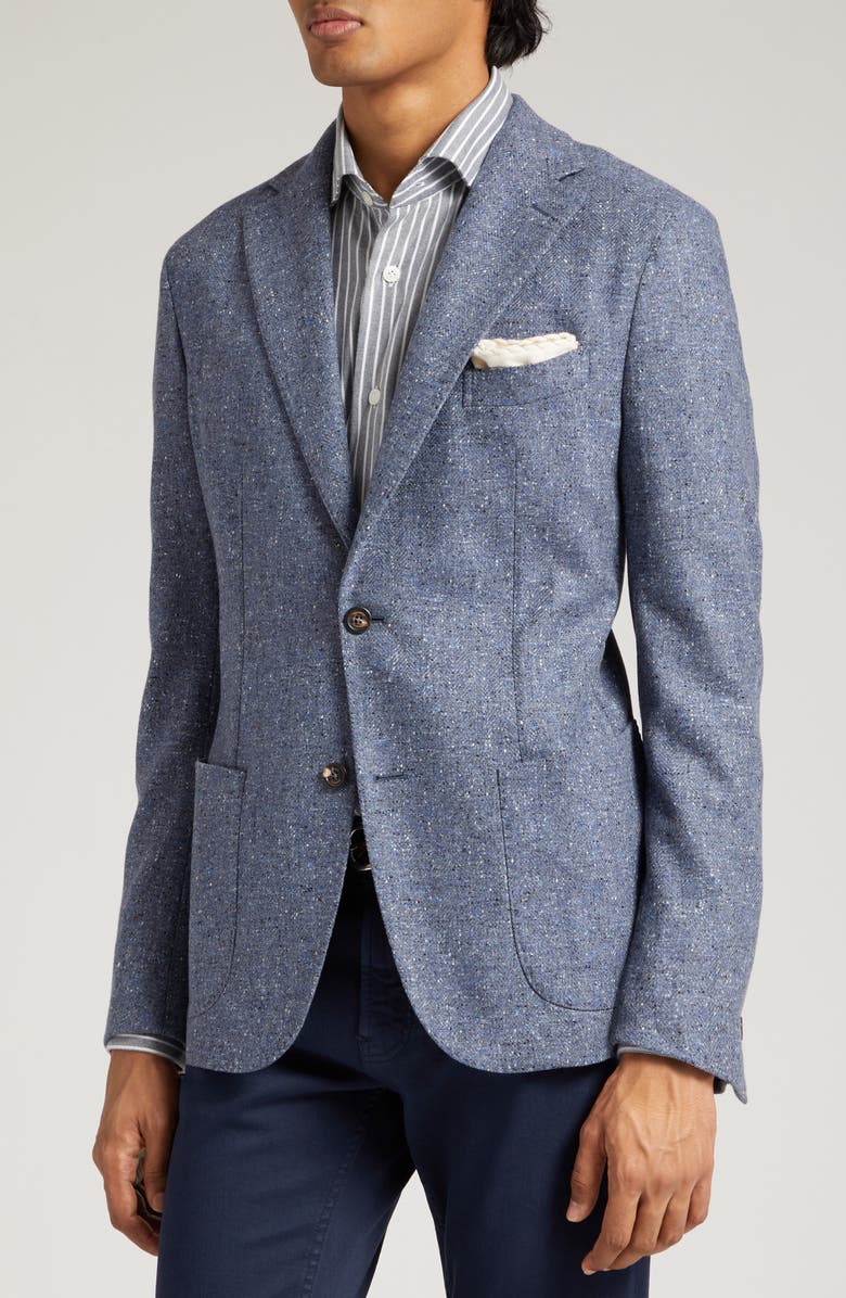 Eleventy Trofeo Wool & Cashmere Sport Coat, Alternate, color, 