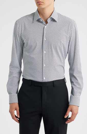 BOSS Hank Kent Slim Fit Performance Stretch Dress Shirt
