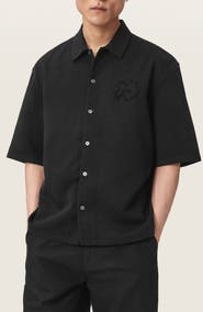 AllSaints Torres Short Sleeve Button Up Shirt