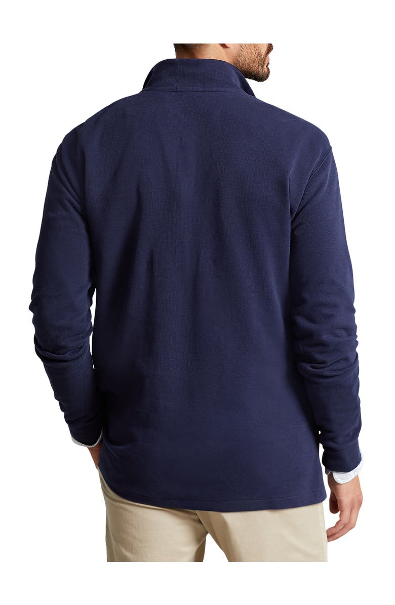 Polo Ralph Lauren Big & Tall Estate Rib Half-Zip Pullover, Alternate, color, French Navy