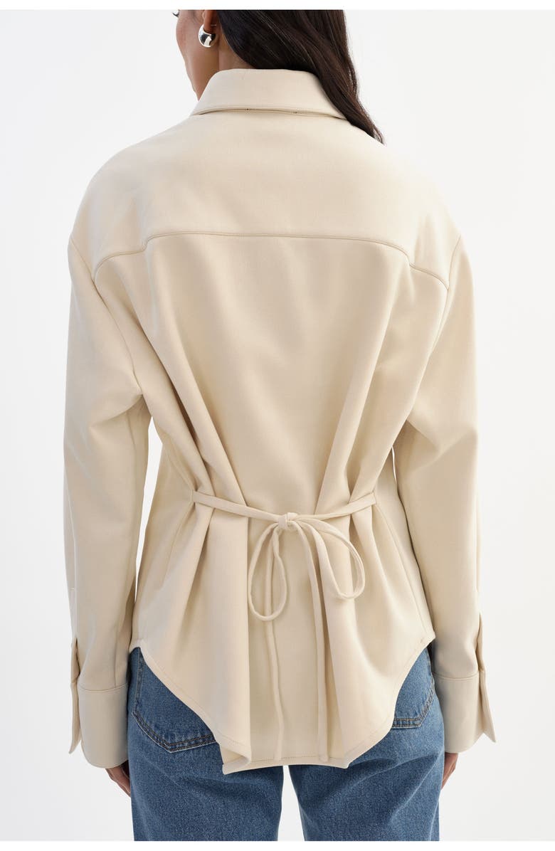 LAMARQUE Tosca | Faux Suede Shirt, Alternate, color, Opal