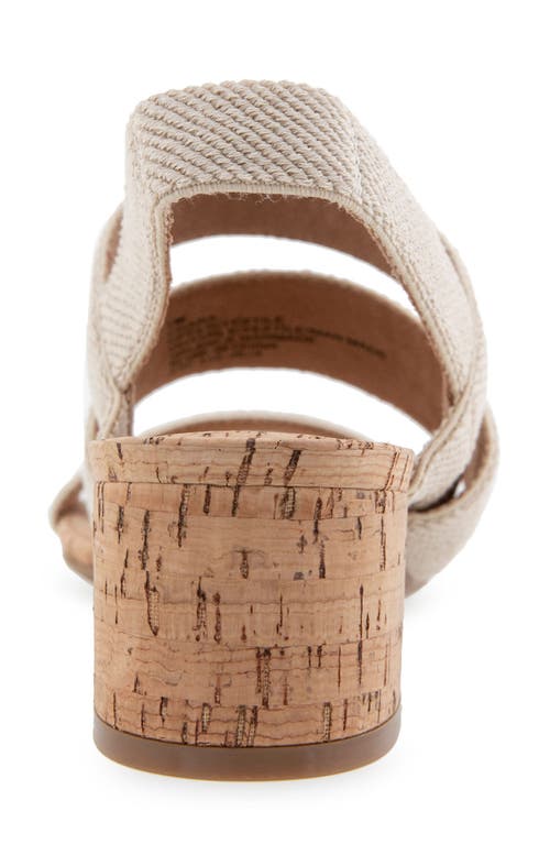 AEROSOLES AEROSOLES CHARA WOVEN BLOCK HEEL SANDAL