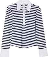 Cinq à Sept Jaden Stripe Polo Top