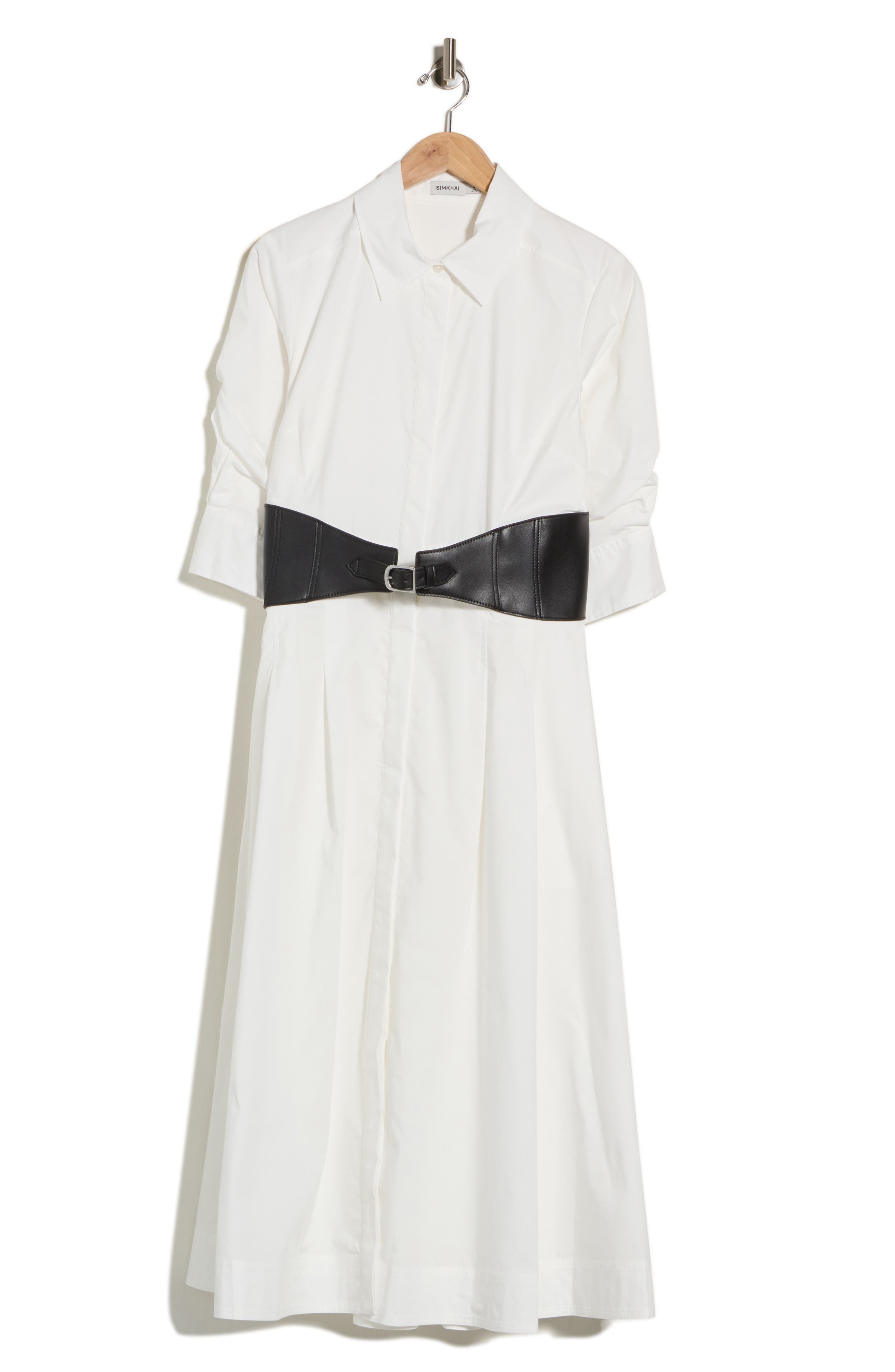 Olson Belted Midi Shirtdress