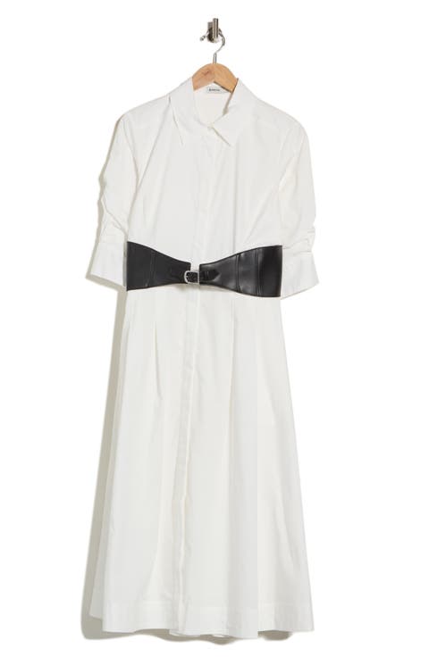 Olson Belted Midi Shirtdress