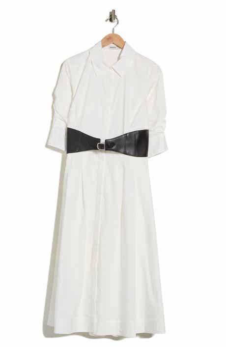 Olson Belted Midi Shirtdress