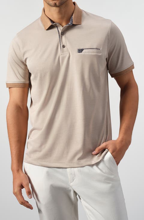 Tipped Piqué Knit Polo