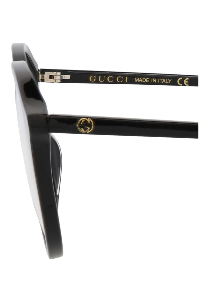51mm Round Optical Glasses, Alternate, color, BLACK BLACK TRANSPARENT