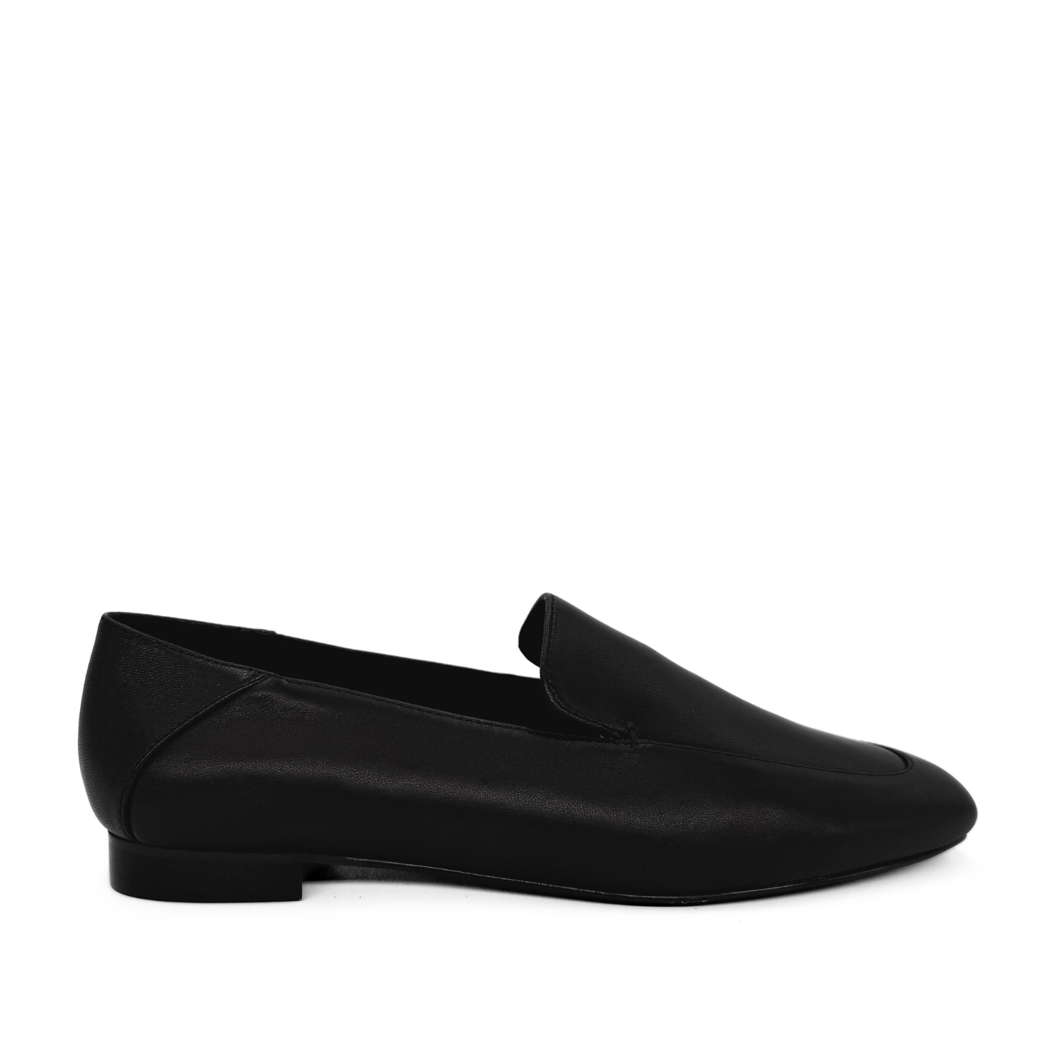 Amie Rafa Cindy Leather Loafers, Main, color, Black