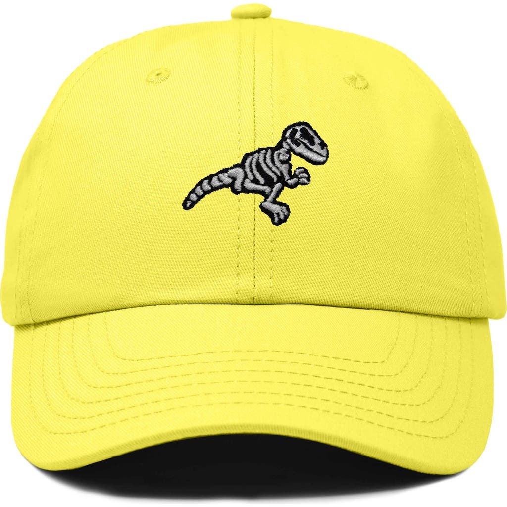 Dalix Fossil Embroidered Outdoor Hat In Yellow